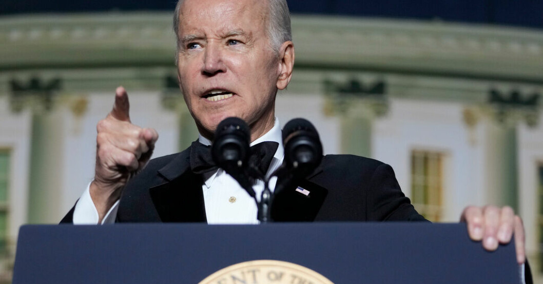 "Den fria pressen är en pelare, kanske den viktigaste pelaren, i ett fritt samhälle och inte fienden", sade Biden i sitt tal. Biden talade om utsatta journalister