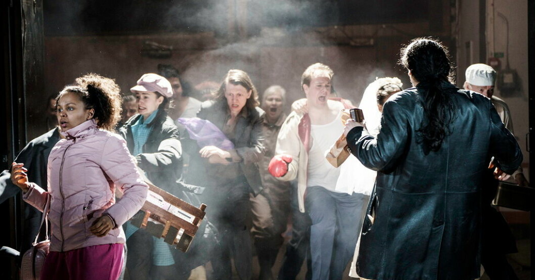 "Hur känner du att du är rädd?" spelas på Orionteatern under en ukrainsk kulturfestival. Pressbild. Festival lyfter ukrainsk kultur