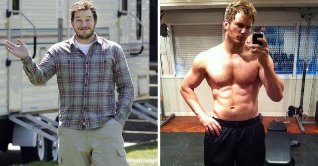 Chris Pratt gick från mysmullig till deffad för <em>Guardians of the Galaxy.</em> Foto: Stella Pictures, <a href="https://www.instagram.com/prattprattpratt/" target="_blank">Instagram</a> Foto: Stella Pictures, Instagram