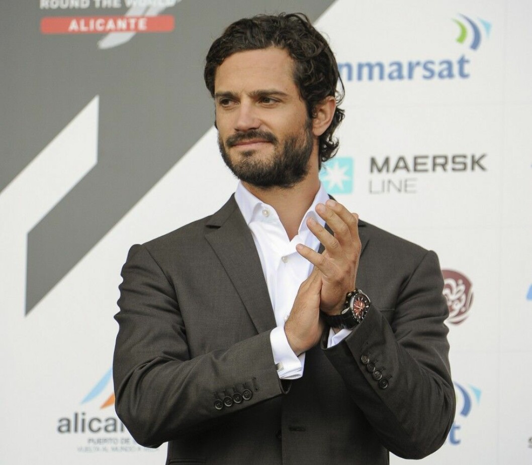 Prinsen ställer upp för att prata om ämnen som ligger honom varmt om hjärtat. Foto: All Over Press Prince Carl Philip of Sweden at the Volvo Ocean Race