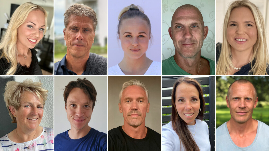 Deltagarna i Mästarnas mästare 2023: Elina Öhman, Anders Holmertz, Jonna Adlerteg, Andreas Bergwall, Anja Pärson, Maria Gretzer, Nils van der Poel, Rickard Nordstrand, Charlotte Kalla, Johan Wissman.