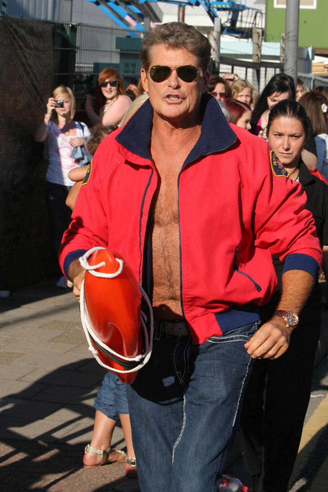 Linda tyckte att David Hasselhoff var alldeles för gammal och ville inte hångla med honom i tv.