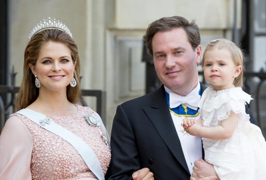 Prinsessan Madeleine och Chris O’Neill deltog tillsammans med dottern Leonore på prins Carl Philips bröllop i juni. Foto: All Over Press Prinsessan Madeleine och Chris O'Neill deltog tillsammans med dottern Leonore på prins Carl Philips bröllop i juni.