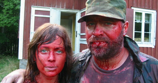 Rickard och Kajsa Winther, som han spelar mot i nya filmen Weekend. RICKARD CASTEFJORD, KAJSA WINTHER