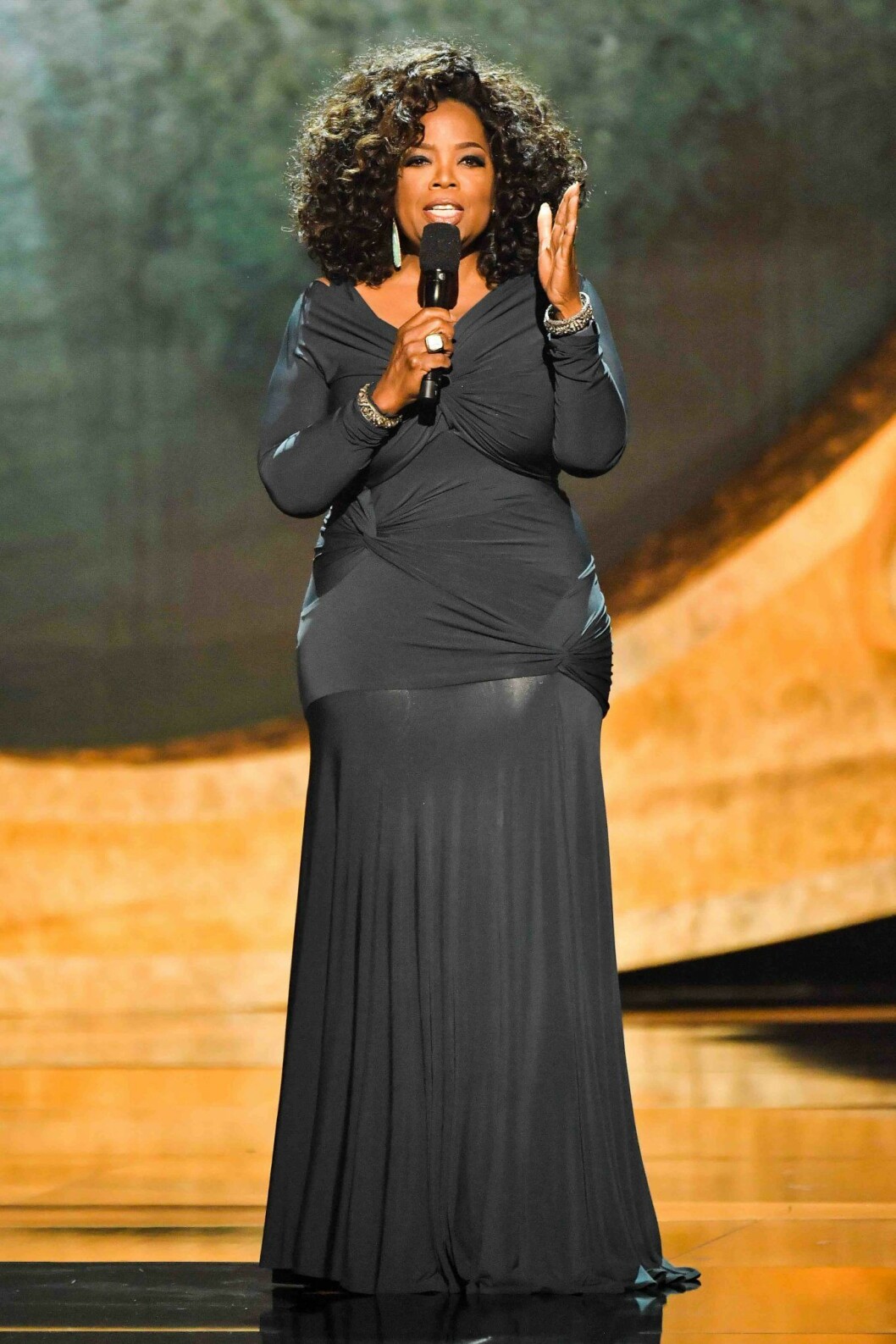 Oprah Winfrey. <em><strong>FOTO: IBL</strong></em> Oprah Winfrey håller tal