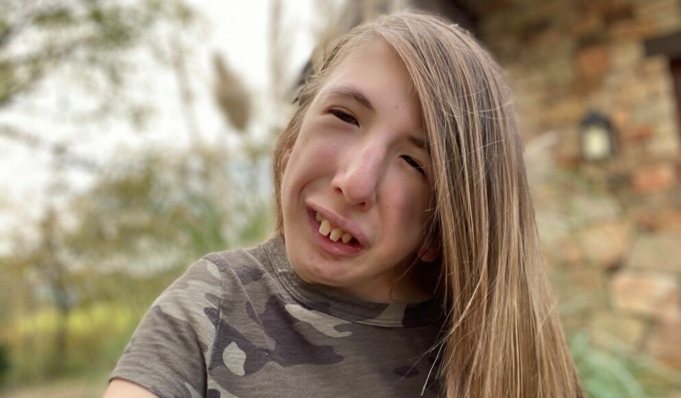 <span class=" italic" data-lab-italic_desktop="italic">Grace Novacheck låter inte hennes diagnos stoppa henne från att leva. Foto: Facebook/privat</span>