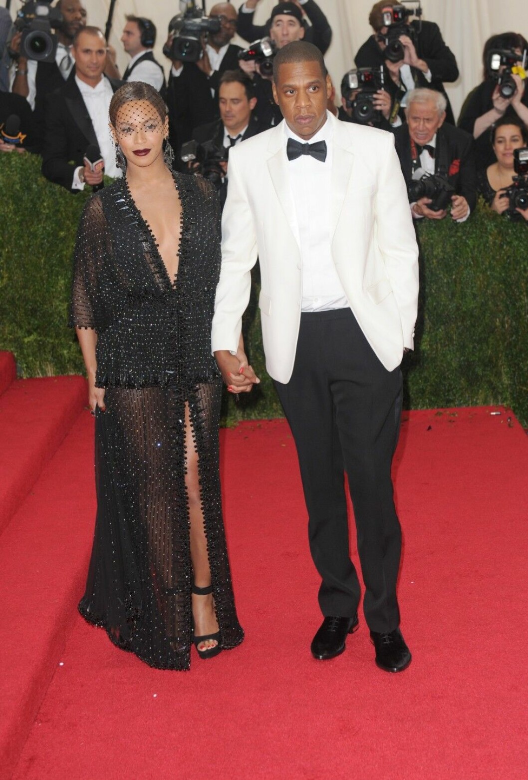 Även maken Jay Z medverkar på plattan. Foto: All Over Press Met Costume Gala Benefit