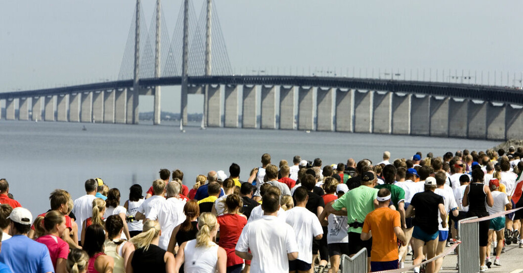 2006: Broloppet på Öresundsbron genomfördes med 8400 löpare från 37 länder. Arkivbild. Inför 25-årsdagen: Broloppet tillbaka