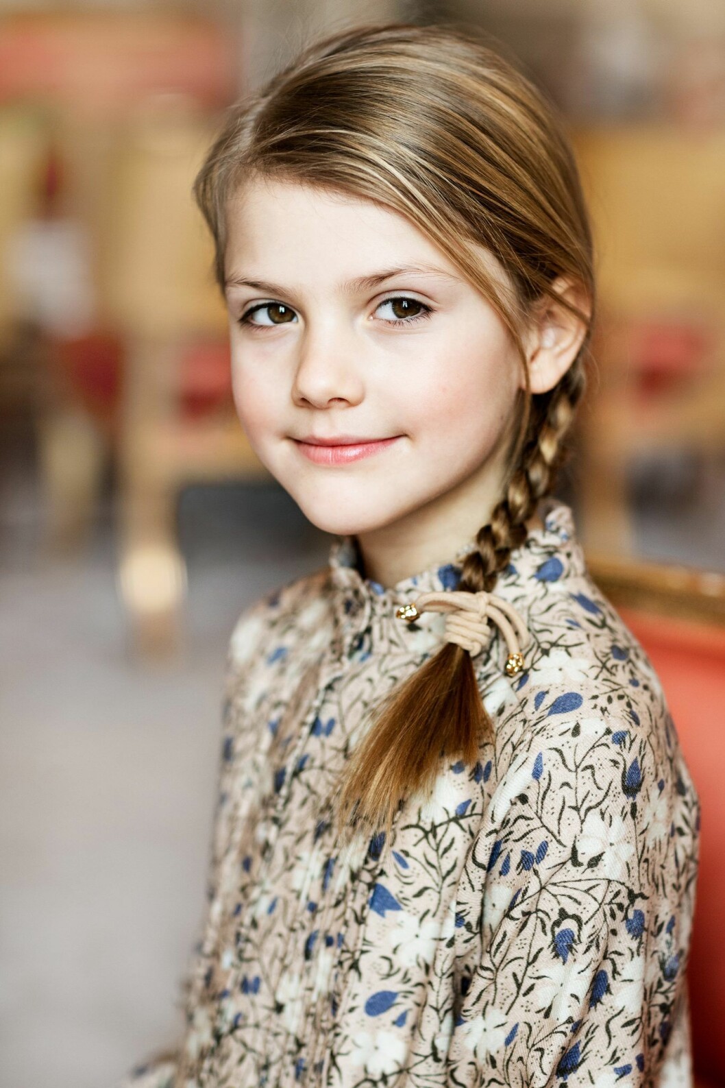 Estelle uppmärksammades med nya bilder som fotografen Linda Broström tagit. Prinsessan Estelle åtta år
