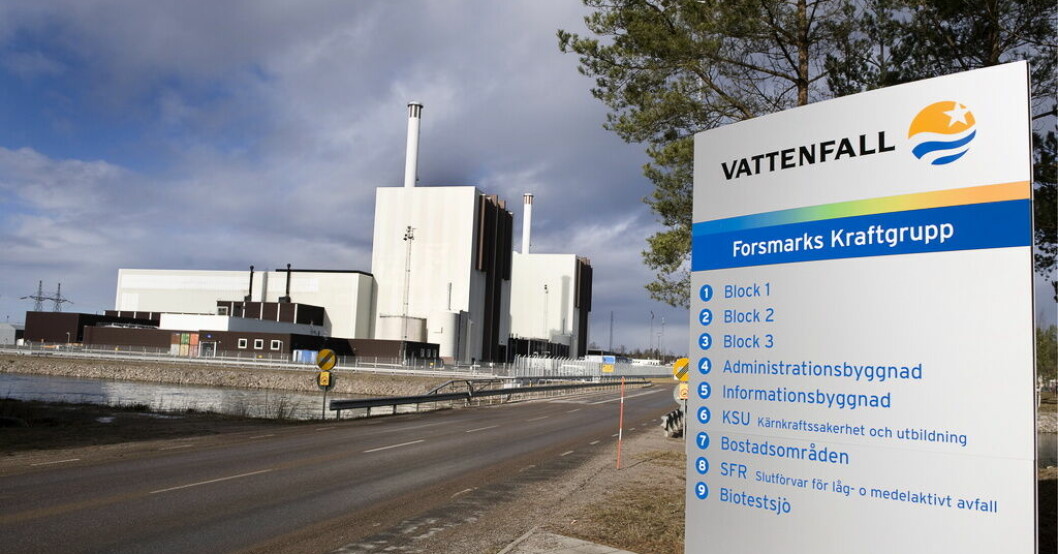 2022 blev rekord för Forsmarks elproduktion. Arkivbild. Rekord för Forsmarks elproduktion