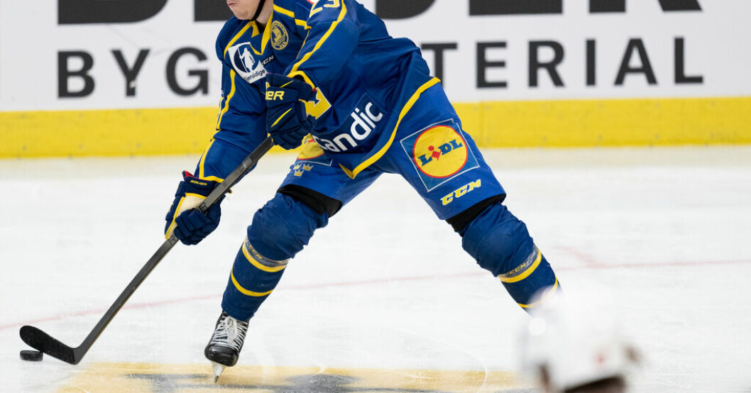 21-årige Lucas Raymond imponerar inför VM. Arkivbild. Nya Raymond-poäng när Tre Kronor vann genrep