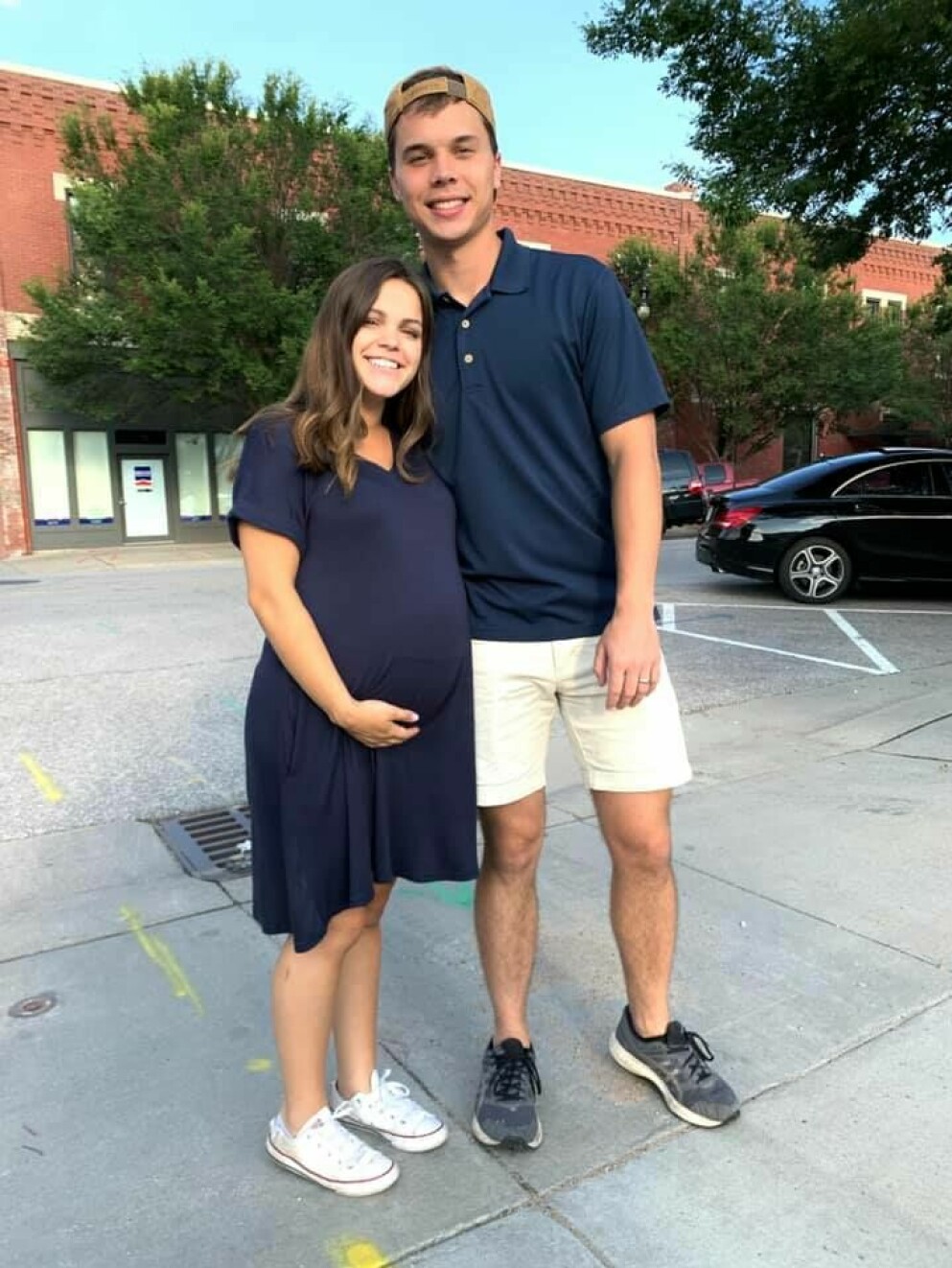 Samantha Russell och Brandon Russell innan olyckan.