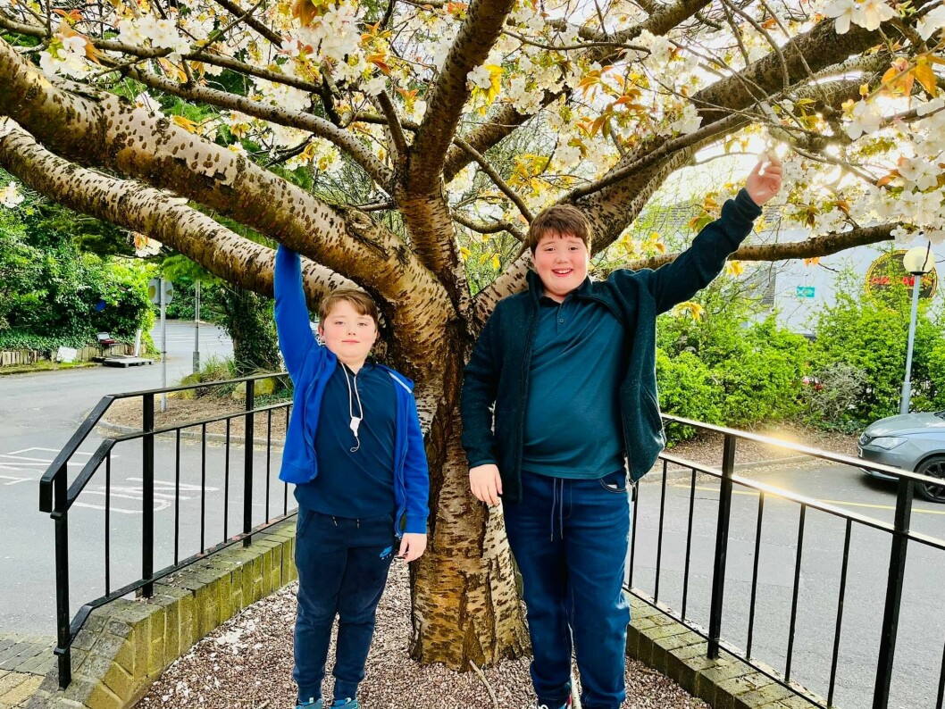 Bröderna Joshua, 11, och Luke, 9, var på semester i svenskparadiset Gran Canaria – när allt blev en mardröm.