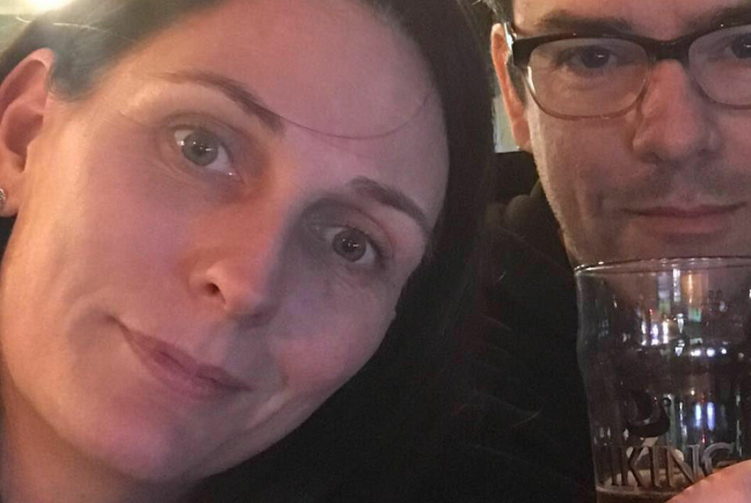 Marie och Ian Hughes. Ian och Marie Hughes.