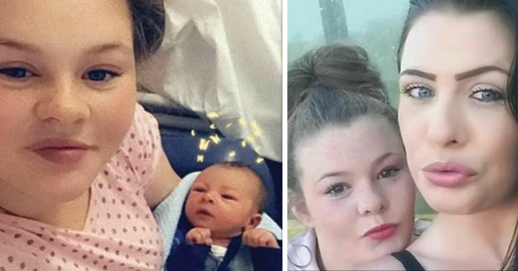 30-åringen blev landets yngsta mormor – mot sin vilja: ”Blev rätt paff”