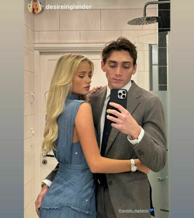 Galaklädseln är på igen och handen är tillbaka på samma ställe. Armand Duplantis och Desiré Inglander inför Fritidrottsgalan.