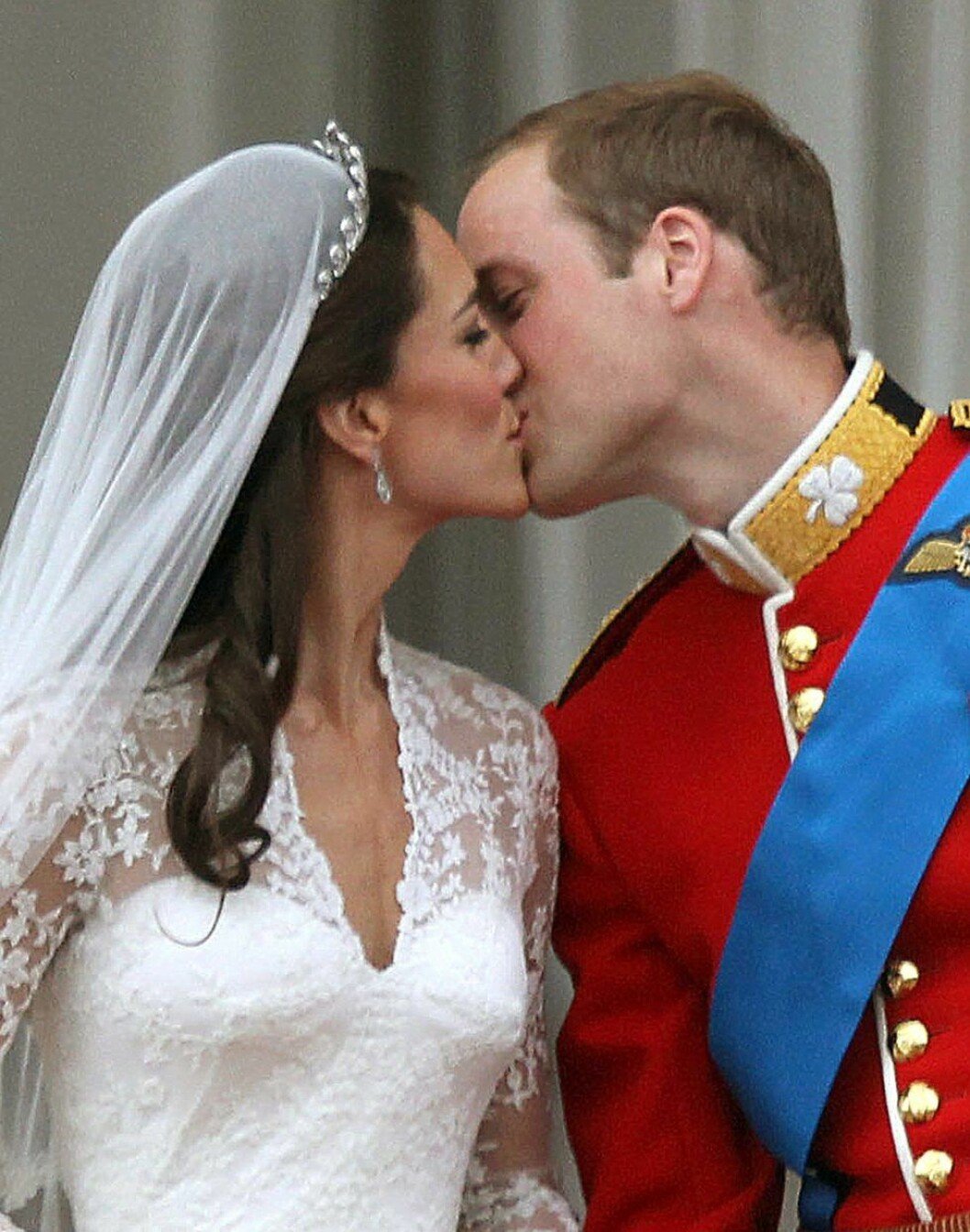 I sommar firar de nio år som gifta. Prins William och Kate Middleton under deras bröllop 2011.