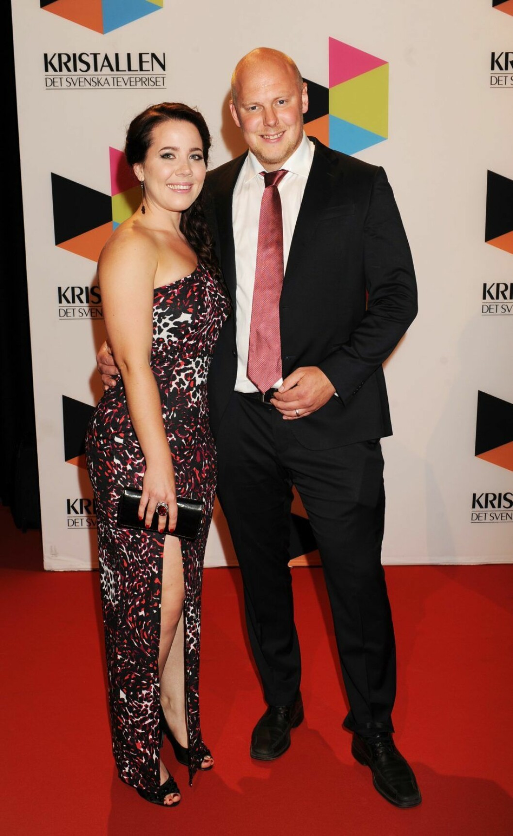 Sebastian och Petra fann varandra i “Bonde söker fru” 2014. Sebastian Davidsson, Petra Liljeblad TV-priset Kristallen delas ut, Stockholmsmässan, Älvsjö, 2015-08-30 (c) Fredrik Hessman / IBL
