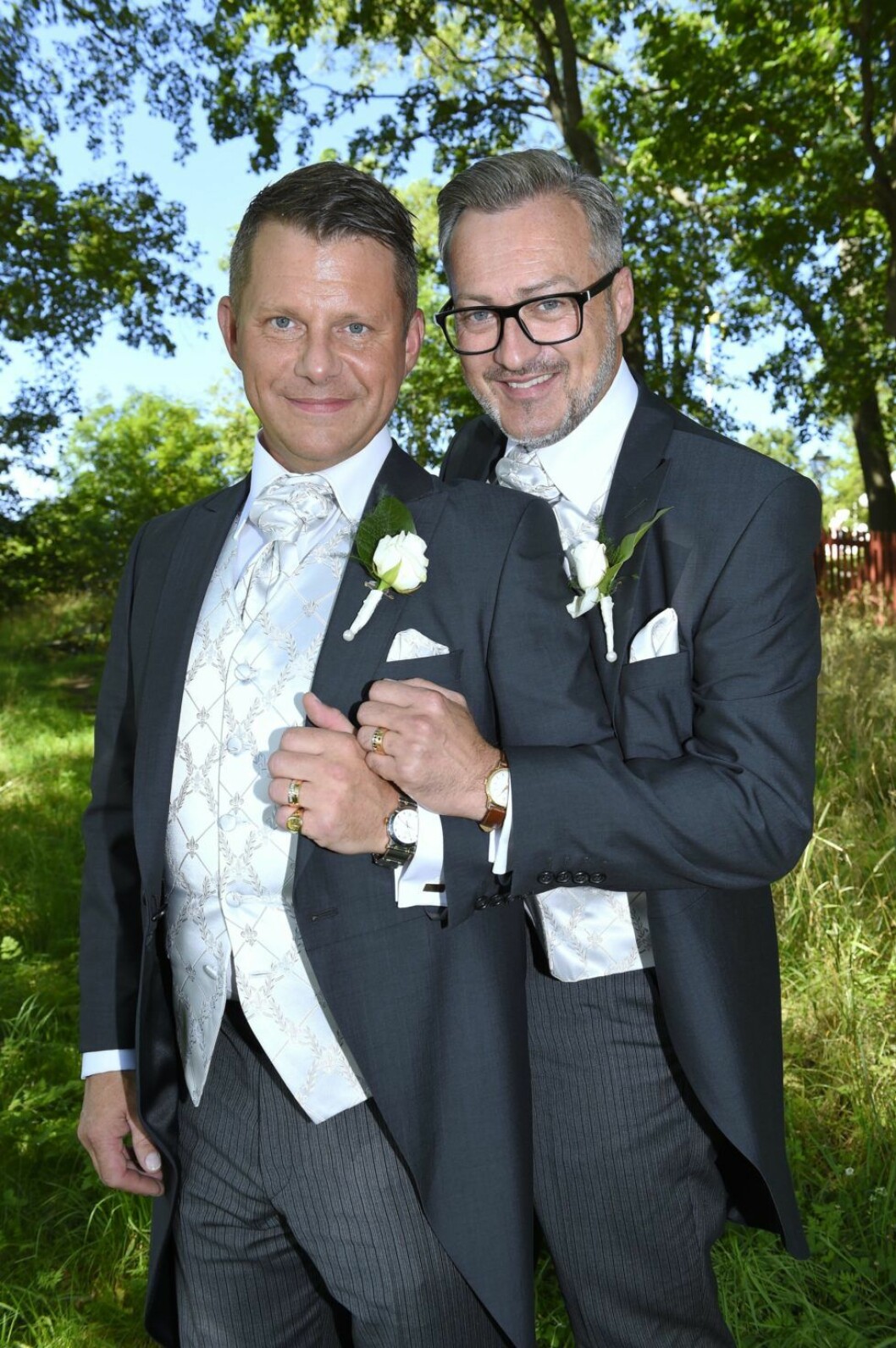Tony Irving och maken Alexander.
