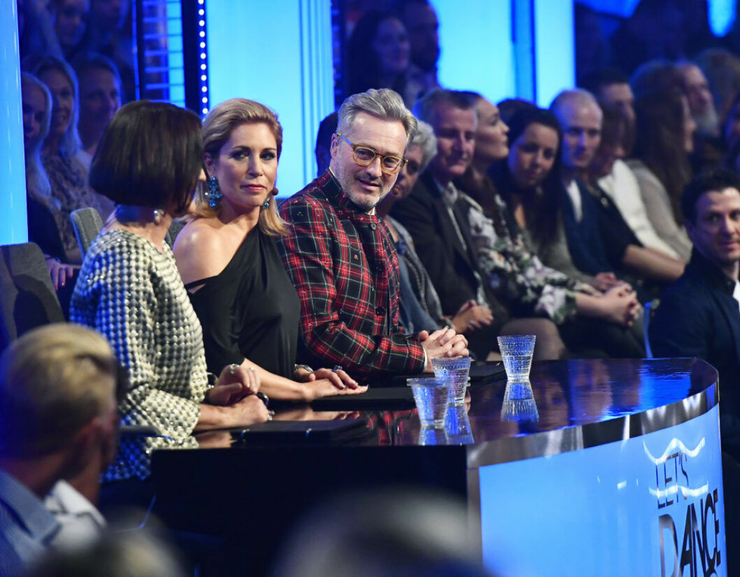 Tony med jurykollegorna Cecilia Lazar och Ann Wilson.