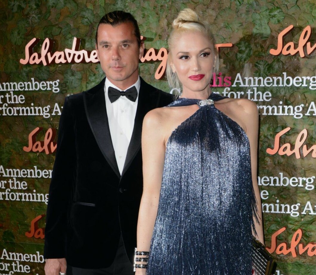 Paret träffades 1995 och gifte sig 2002. Skilsmässan gick igenom under 2015. Gwen Stefani and Gavin Rossdale arrive at the Wallis Annenberg Center for the Performing Arts Inaugural Gala presented by Salvatore Ferragamo at the Wallis Annenberg Center in Beverly Hills,Los Angeles, CA, USA, on October 17, 2013. Photo by Lionel Hahn/ABACAPRESS.COM (c) Abaca / IBL