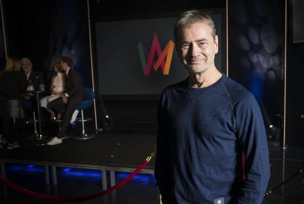 Christer Björkman är tävlingsproducent för Melodifestivalen. Christer Björkman Pressträff för Melodifestivalens programledare 2017, 2016-09-30 (c) Ola Axman / IBL Bildbyrå