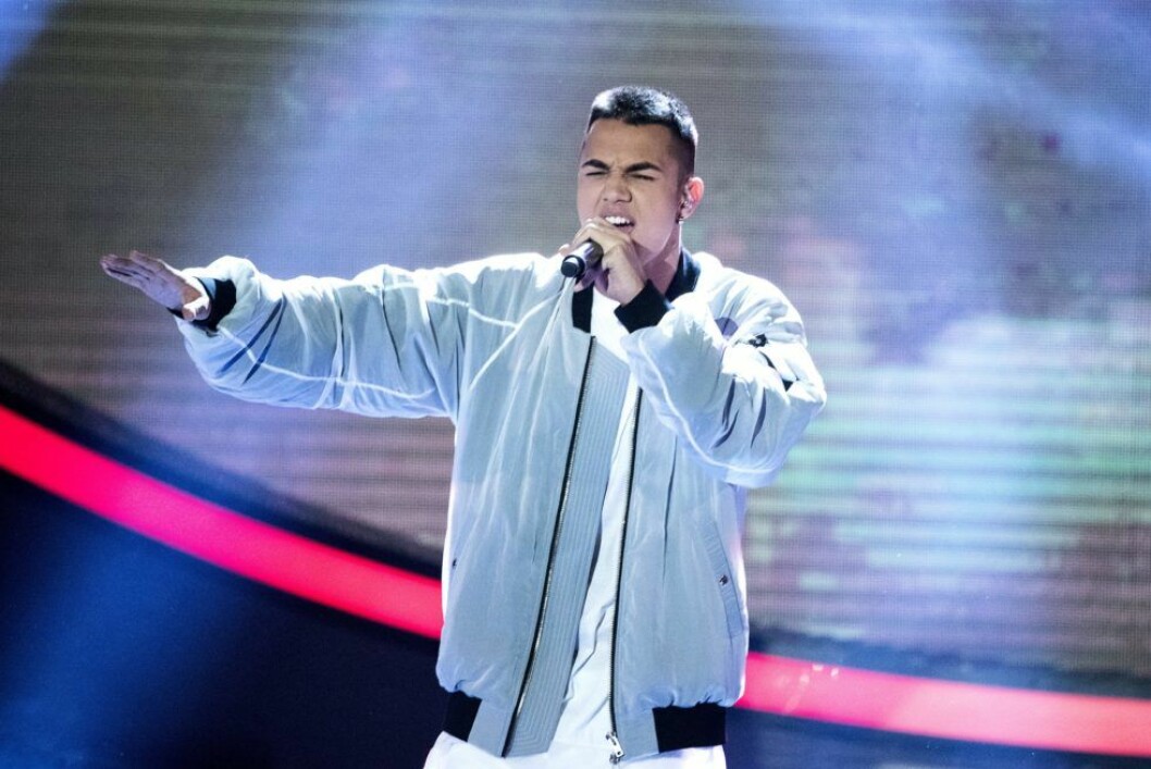 Liam tänker oavsett halsont ställa sig på scenen och uppträda på fredag. Liam "Liamoo" Cacatian, Idol 2016 2016-10-21 (c) JERREVÅNG STEFAN / Aftonbladet / IBL Bildbyrå * * * EXPRESSEN OUT * * * AFTONBLADET / 2800