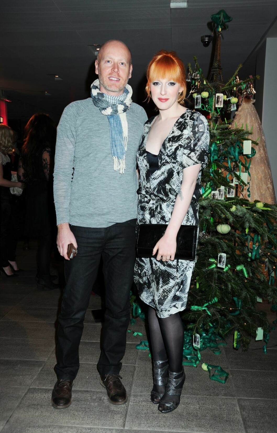 Cissi och Linus på Julgransvernissage. Cissi och Linus på Julgransvernissage.