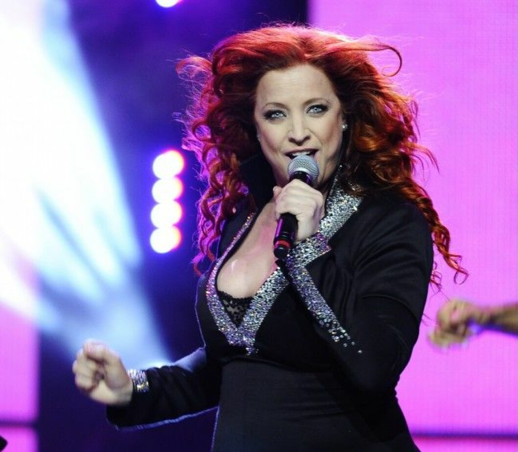 Shirley Clamp under Melodifestivalen 2011.