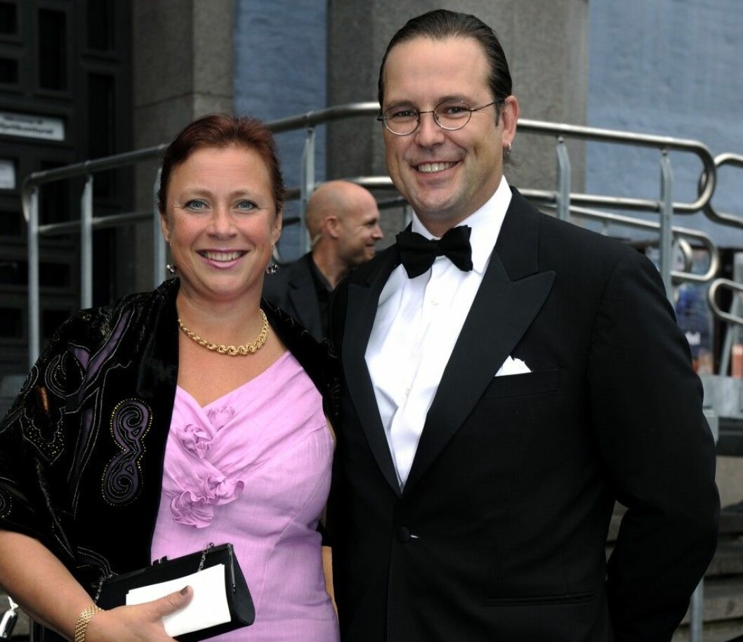Anders Borg med blivande exfrun Susanna. Foto: IBL Anders Borg med blivande exfrun Susanna. Foto: IBL