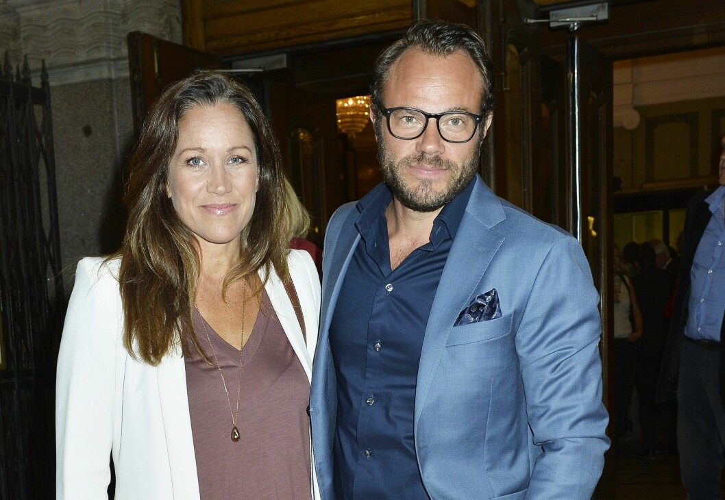 Renée Nyberg och David Hellenius vill inte kommentera försäljningen. Foto: IBL De vill inte kommentera försäljningen. Foto: IBL