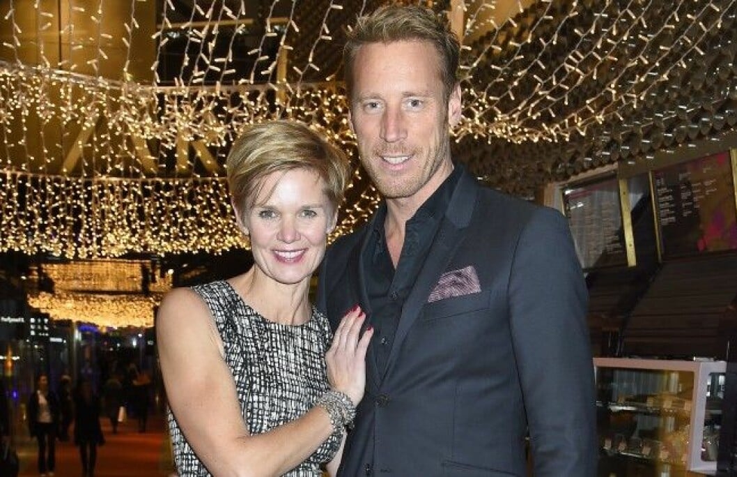 Anna Herdenstam och Pierre Leander när det begav sig. Foto: IBL Anna Herdenstam och Pierre Leander Lifestyle Charity day 5-års jubileum, Sturegallerian, Stockholm, 2015-12-09 (c) Karin Törnblom / IBL *** Local Caption *** Lifestyle Charity day 5-års jubileum, Sturegallerian, Stockholm, 2015-12-09