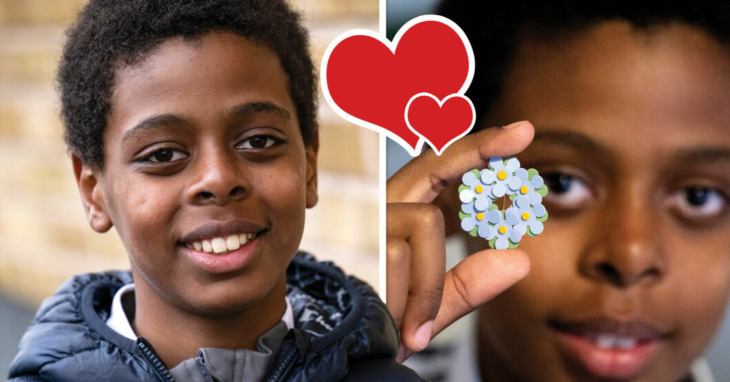 11-åringen har sålt majblommor för 3 miljoner – efter internethat: ”Kallar mig kändis”