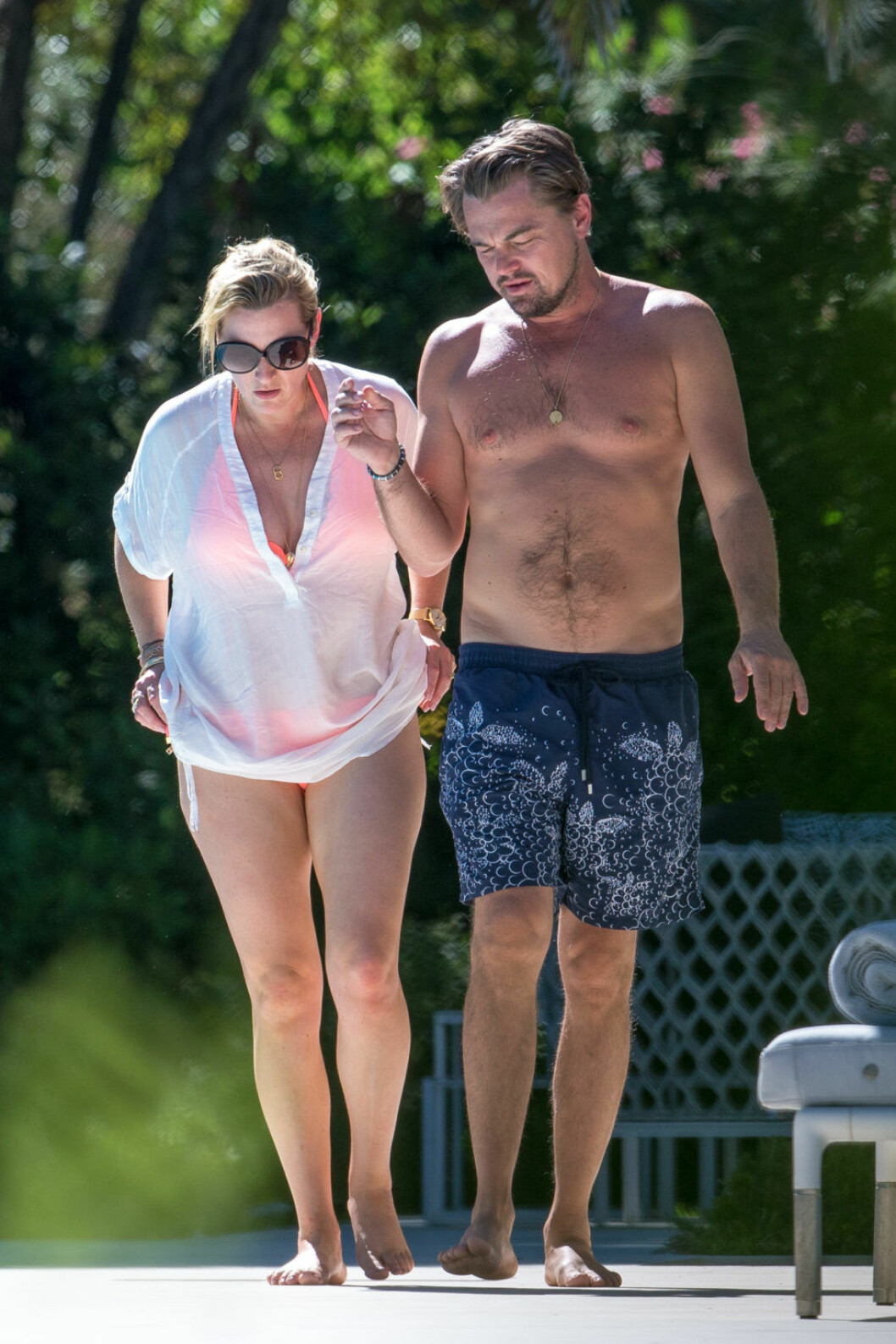 Kate och Leo tillsammans för några veckor sedan.
