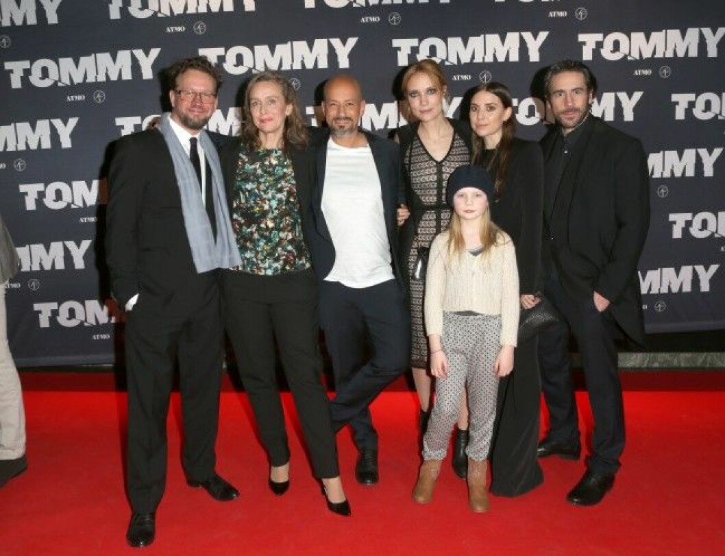 Lykke Li gjorde filmdebut i Tarik Salehs thriller “Tommy” där hon spelade mot bland andra Ola Rapace och Moa Gammel. Foto: All Over Press STOCKHOLM, SWEDEN, 2014-03-06. Galapremiär av filmen Tommy på biograf Rigoletto, Stockholm. Bilden: Kristina Åberg, Lykke Li Zachrisson, Ola Rapace, Moa Gammel, Johan Rabaeus, Ingela Olsson, Tarik Saleh Foto: CHARLOTTE BRUNZELL/ALL OVER PRESS All Over Press