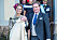 2015-10-11, Drottningholm Palace Church, Sweden In pic: Princess Madeleine, Christopher O'Neill, Prince Nicolas outside the church. Today was the baptism of Princess Madeleine and Christopher O'Neill's son - Prince Nicolas at the Drottningholm Palace Church. From the swedish royal family was also King Carl Gustaf, Queen Silvia, Crown Princess Victoria, Prince Daniel, Estelle, Prince Carl Philip and Princess Sofia attended. After the naming ceremony that began at 12:00 gave the royal couple a reception inside the Drottningholm Palace. Pictures of this event. All Over Press