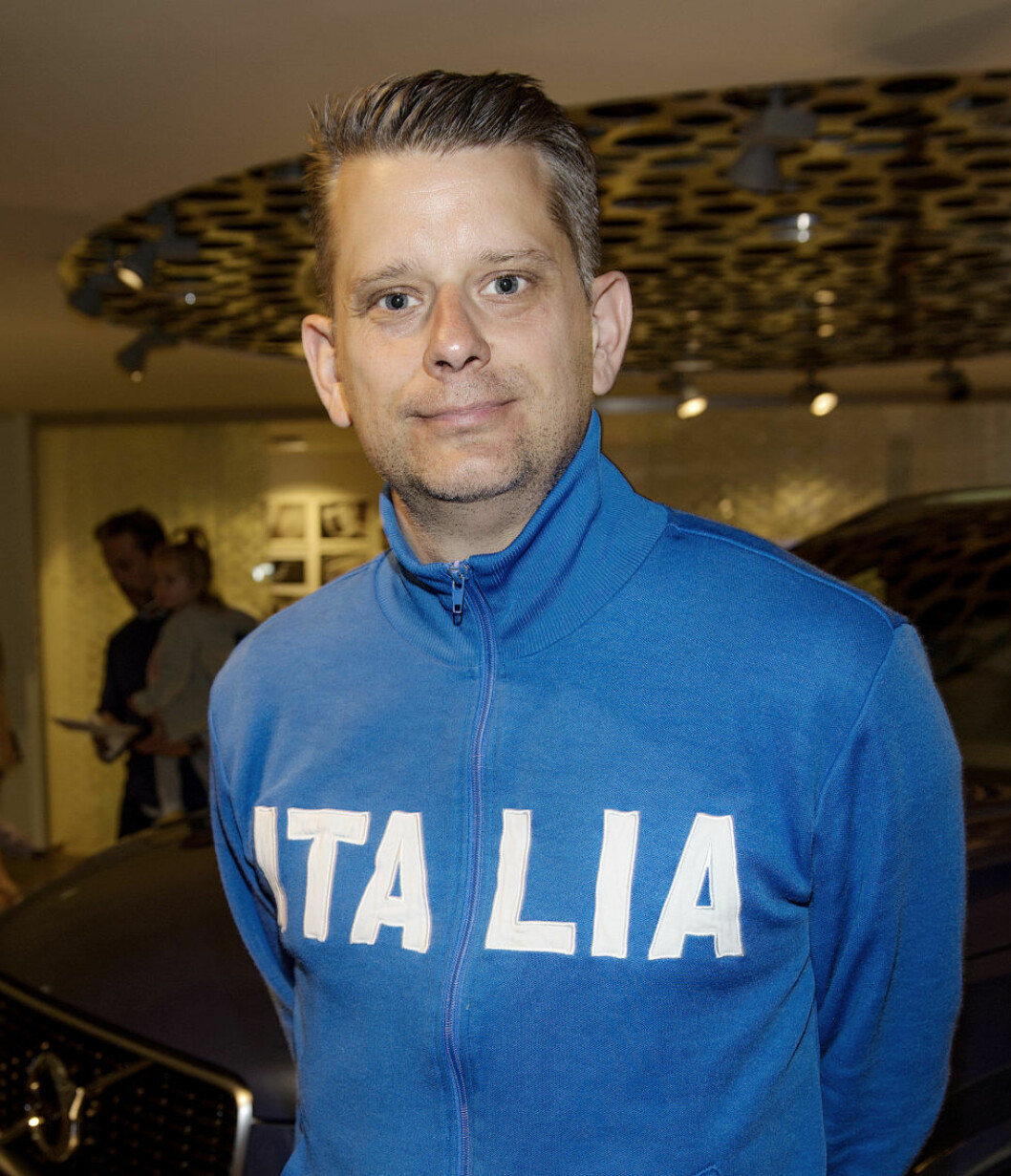 Birro vill inte vara gnällig eftersom han trots hoten fått mycket positiv respons. Marcus Birro Eurovision fest på Volvo Car Showroom, Stockholm 16-05-13 Foto © Eero Hannukainen EEROBILD AB IBL