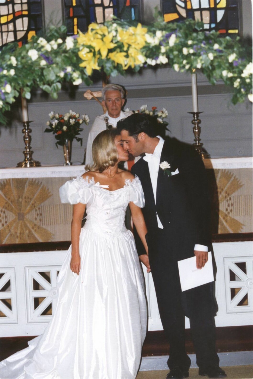 Pernilla och Emilio gifte sig 1993. Foto: IBL Pernilla Wahlgren och Emilio Ingrosso
