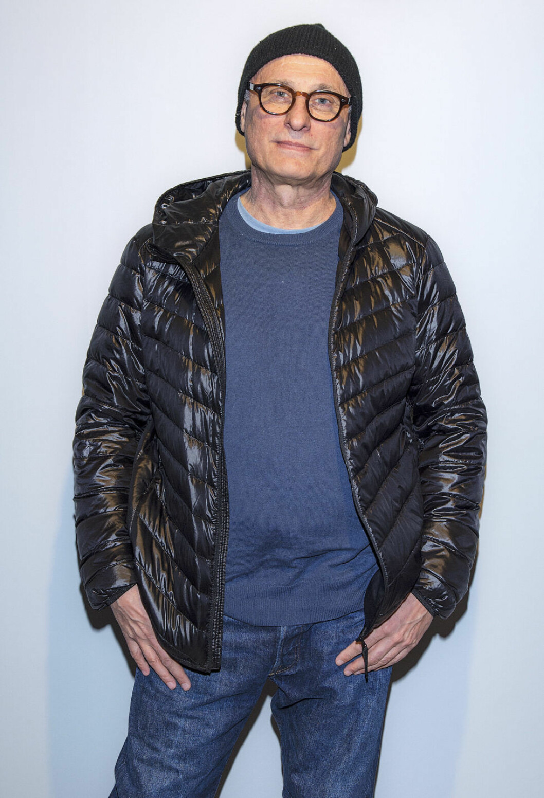 Den sista bilden på Michael Nyqvist, när han deltog i en releasefest i slutet av mars.