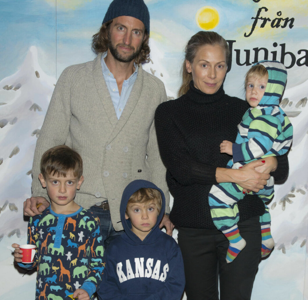 Med familjen på Junibacken. Med familjen på Junibacken.