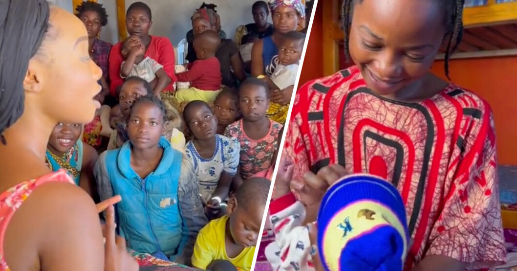 23-åriga Tusayiwe Mkhondya har 41 barn – och hyllas