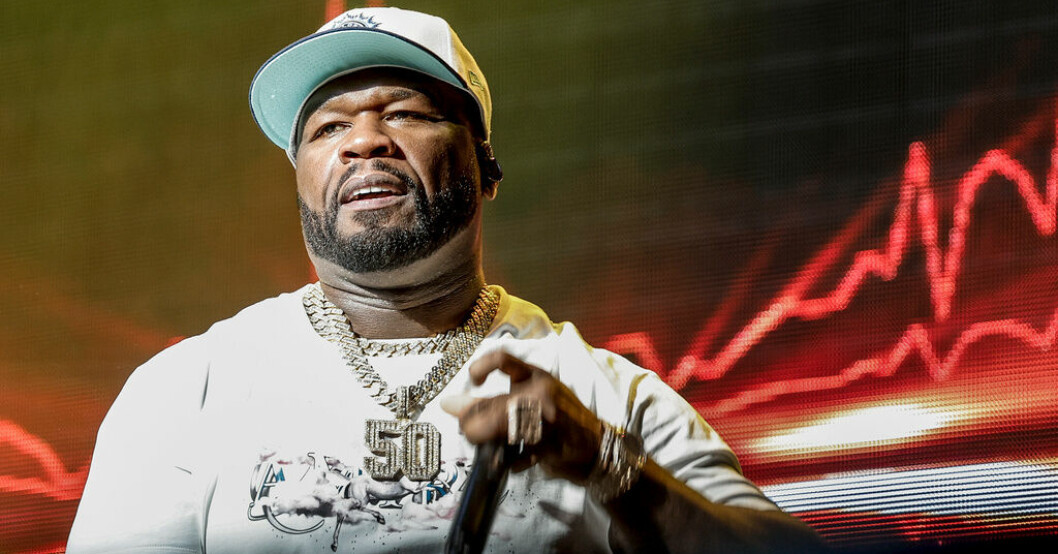50 Cent på scen i Hamburg förra året. Arkivbild. 50 Cent till Sverige i höst