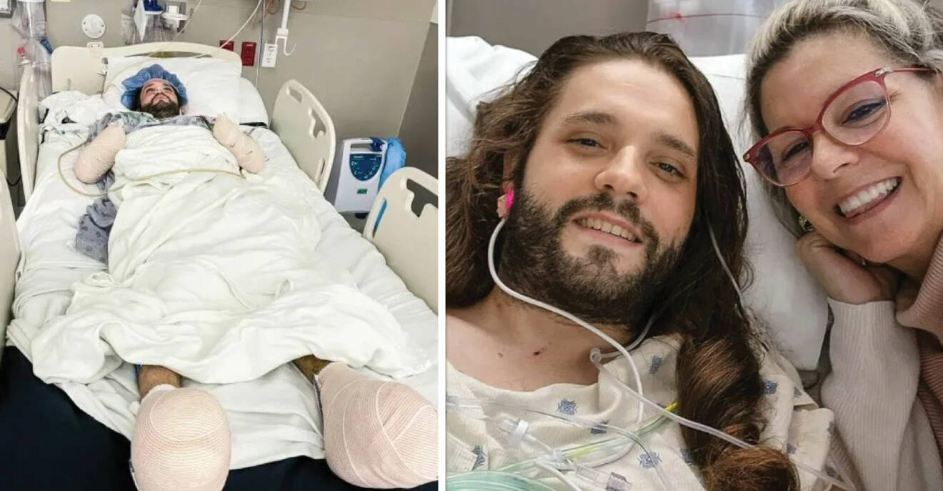 Michael, 35, blev biten av en loppa – drabbades av medeltida sjukdom