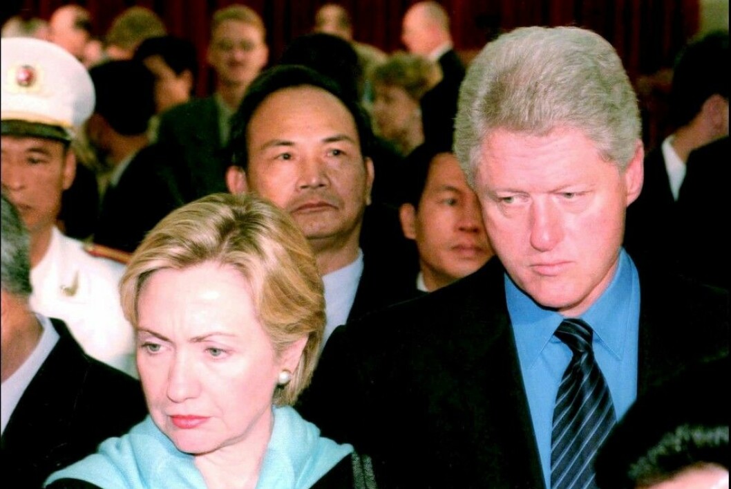 Det var iskallt mellan Bill och Hillary Clinton under slutet av 1990-talet. Foto: IBL