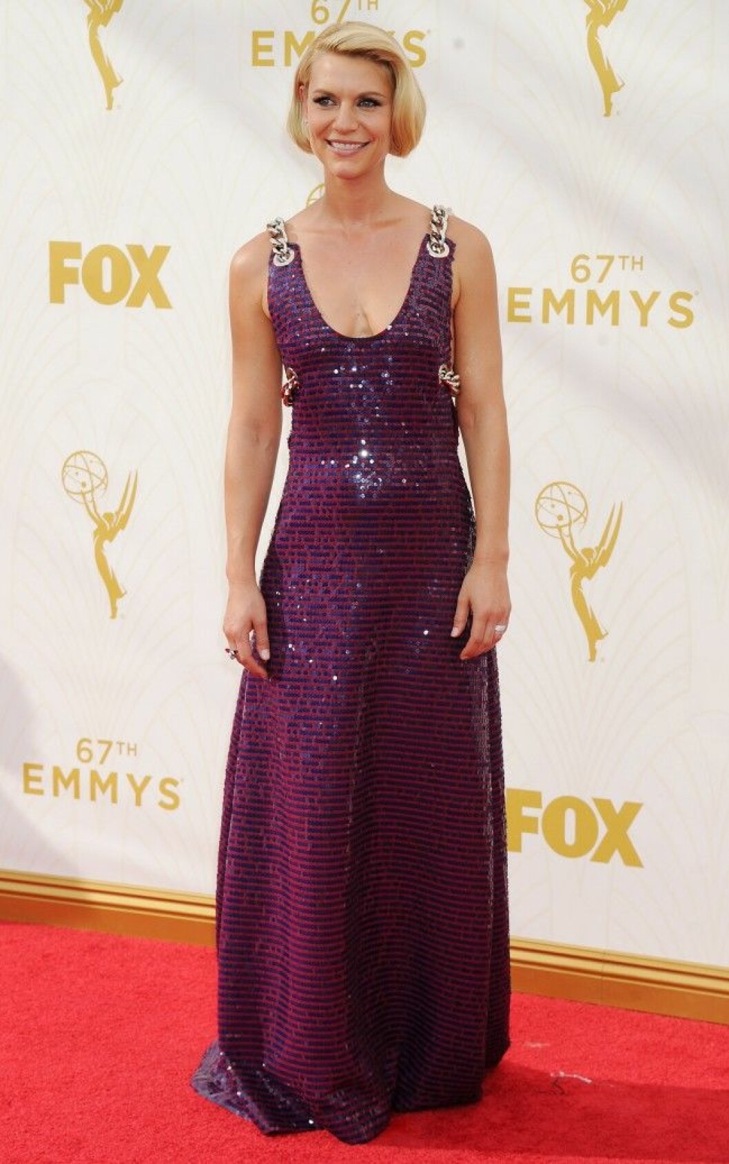 NO JUST JARED USAGE 67th Annual Primetime Emmy Awards Pictured: Claire Danes Ref: SPL1132556 200915 Picture by: Splash News Splash News and Pictures Los Angeles:310-821-2666 New York: 212-619-2666 London: 870-934-2666 photodesk@splashnews.com 