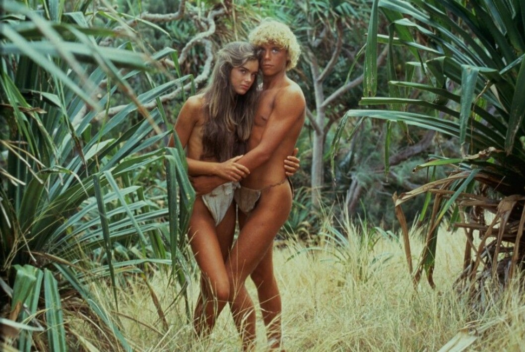 I "Den blå lagunen" från 1980 fick både Christopher Atkins och Brooke Shields sina genombrott som skådisar. Foto: All Over