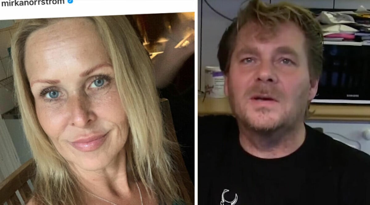 Ex-maken Peter talar ut – det tycker han om Mirka Norrströms nakenbilder