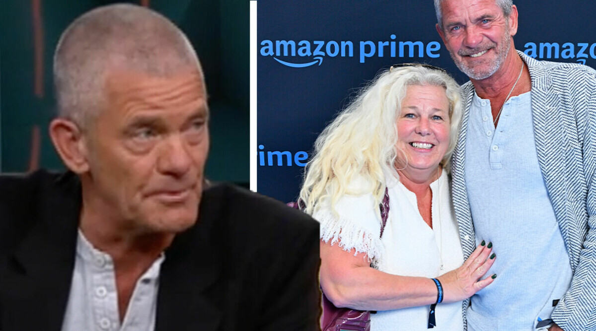 Här råkar Jesper Parnevik avslöja Penny och Douglas intima beslut