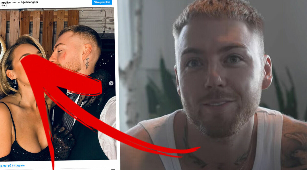 Oliver Hunt visar upp nya flickvännen – och deras matchande tatueringar