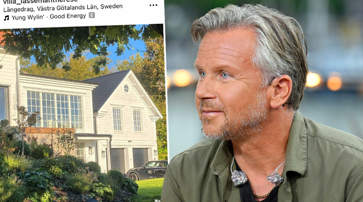 Bilderna på Lassemans hus får följarna att reagera – alla ser samma sak